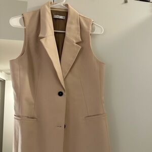 Beige vest waistcoat